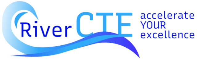 River CTE logo: accelerate YOUR excellence