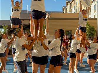 Stunt at camp