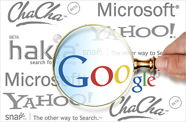 Search Engines under magnifying glass