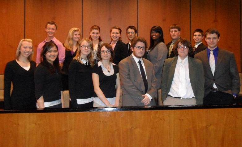 Mock Trial 2011 group photo