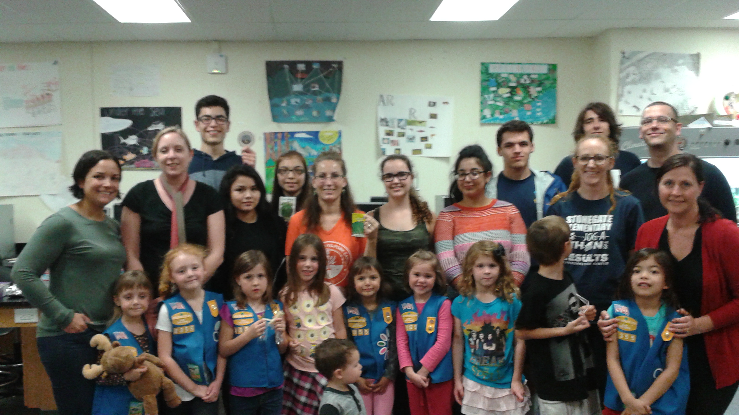 Service Learning with Daisy Troop Girl Scouts